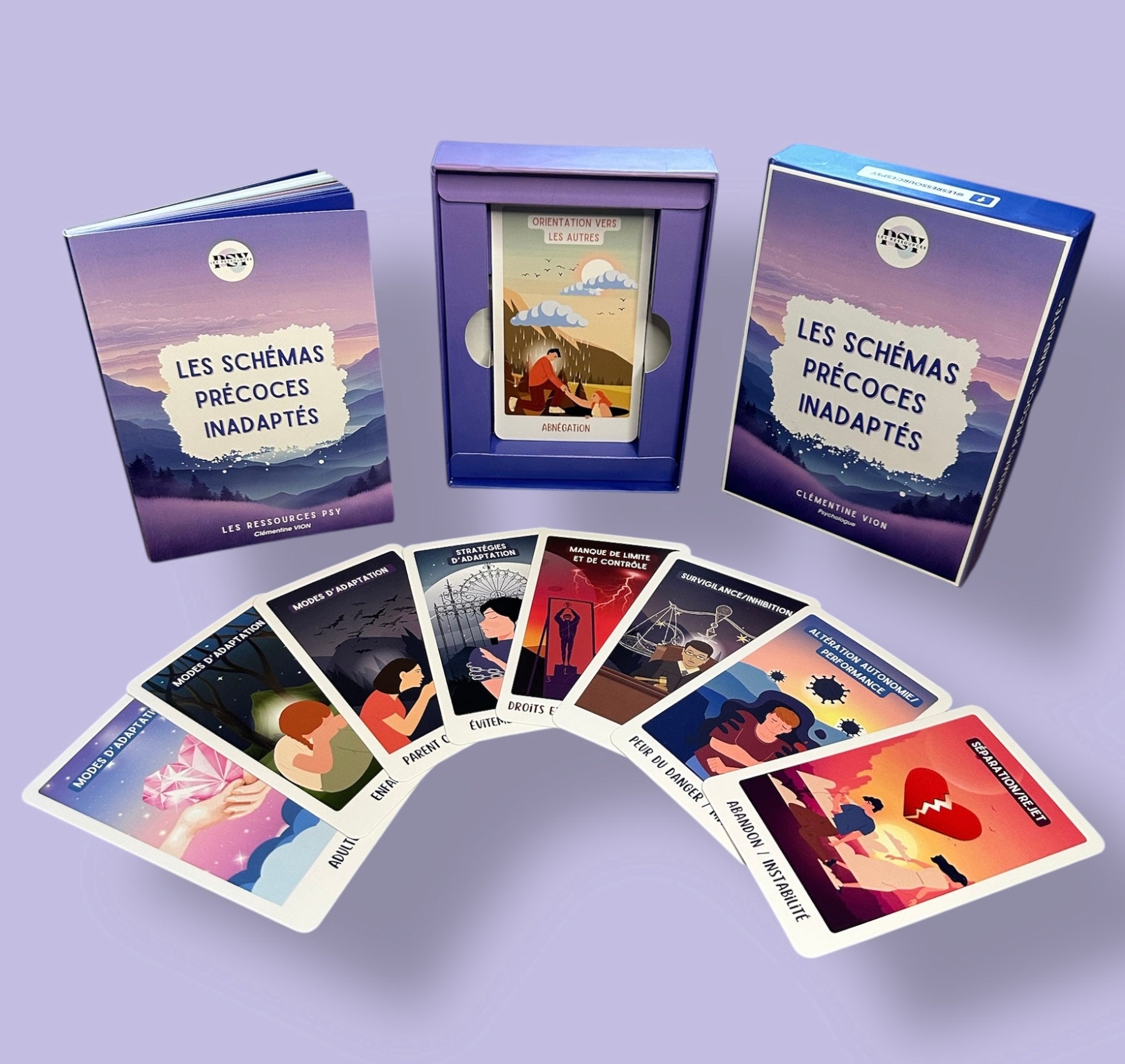 Jeu de Carte de la "Thérapie des schémas"